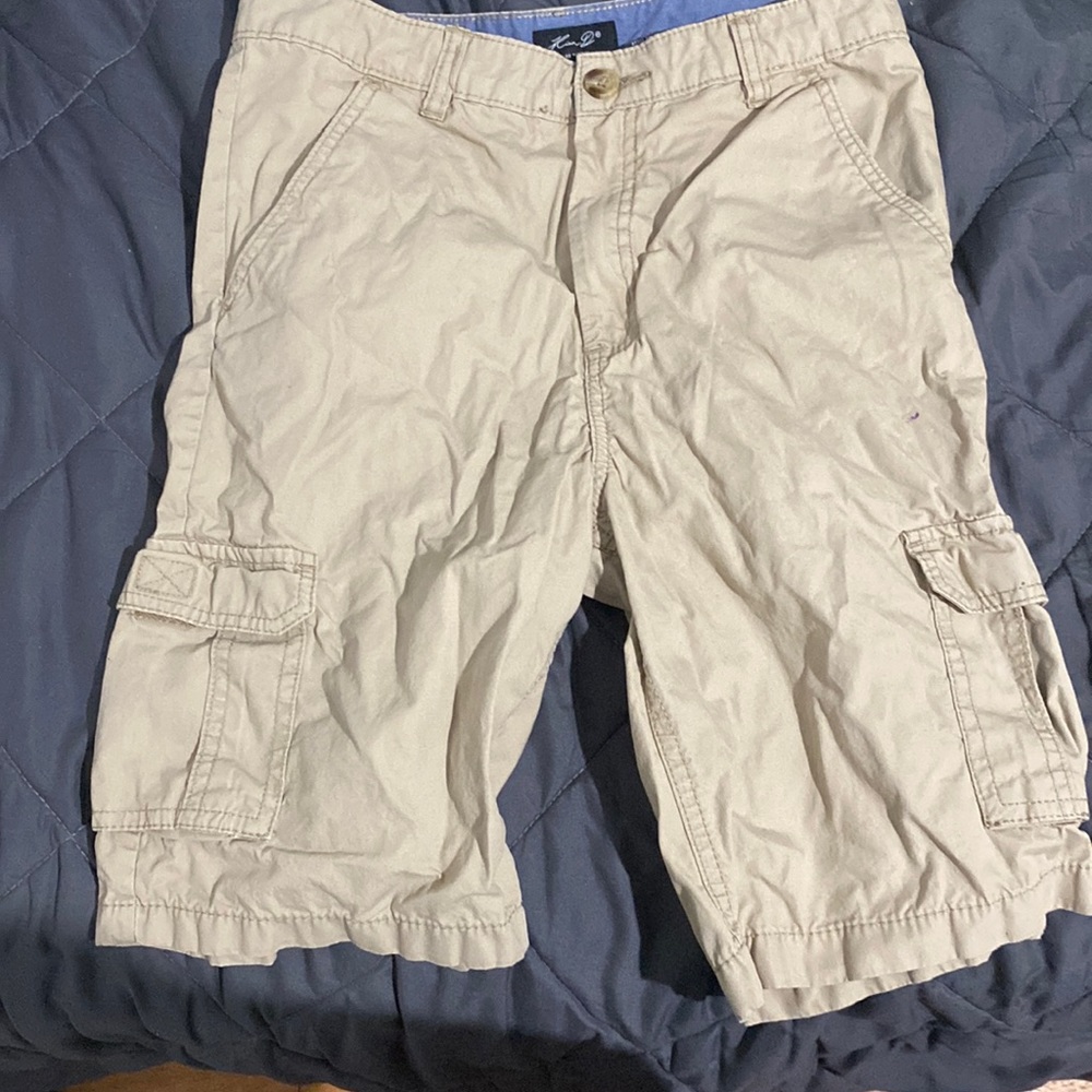 Boys school kaki shorts
